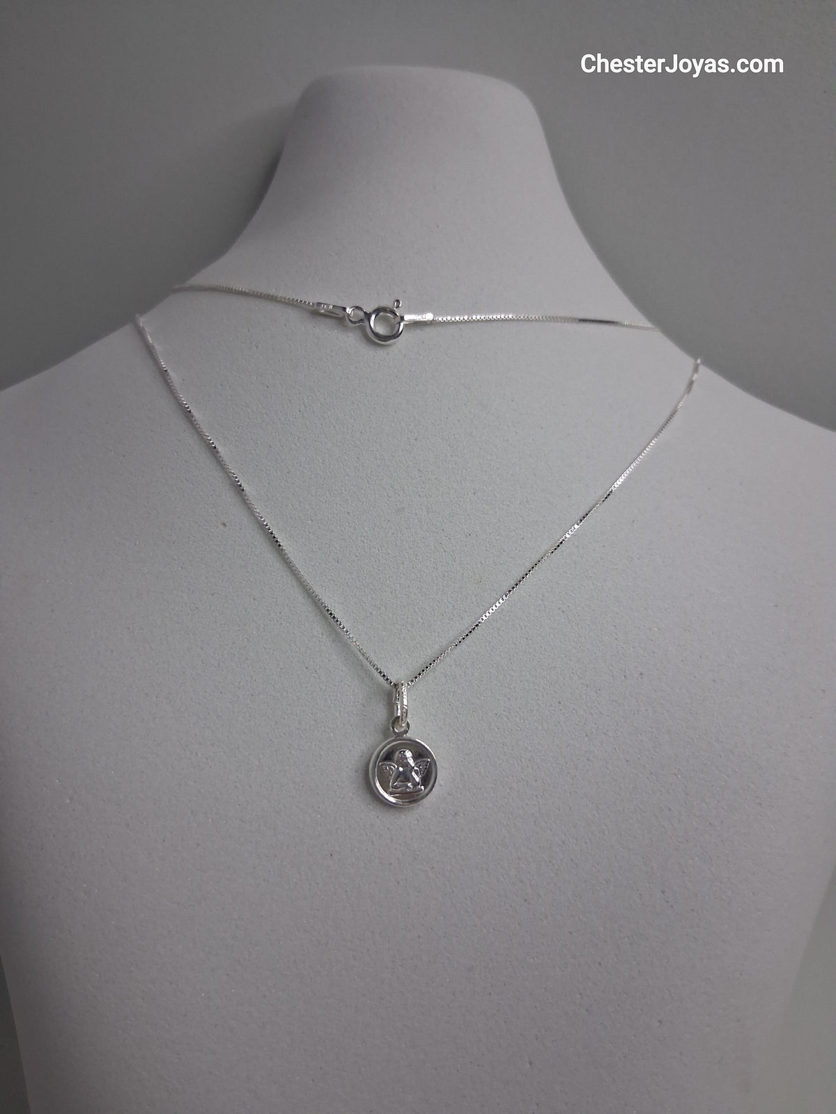 Collar - Ángel de Guarda 9 mm - Plata925 - Dama.