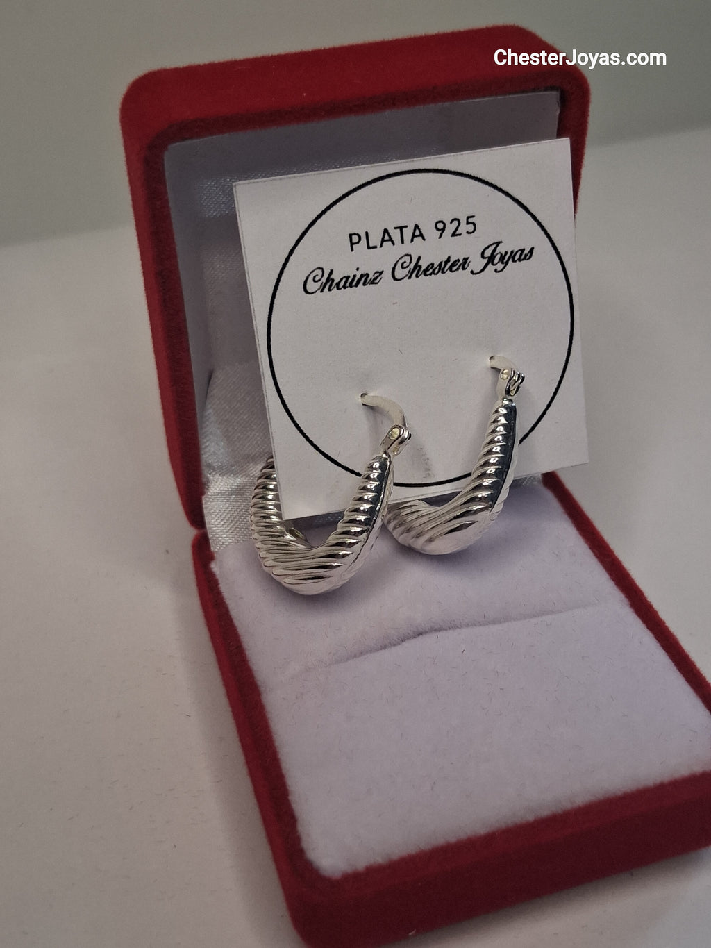 Aros Argollas Infladas 20 mm Plata 925 para Mujer