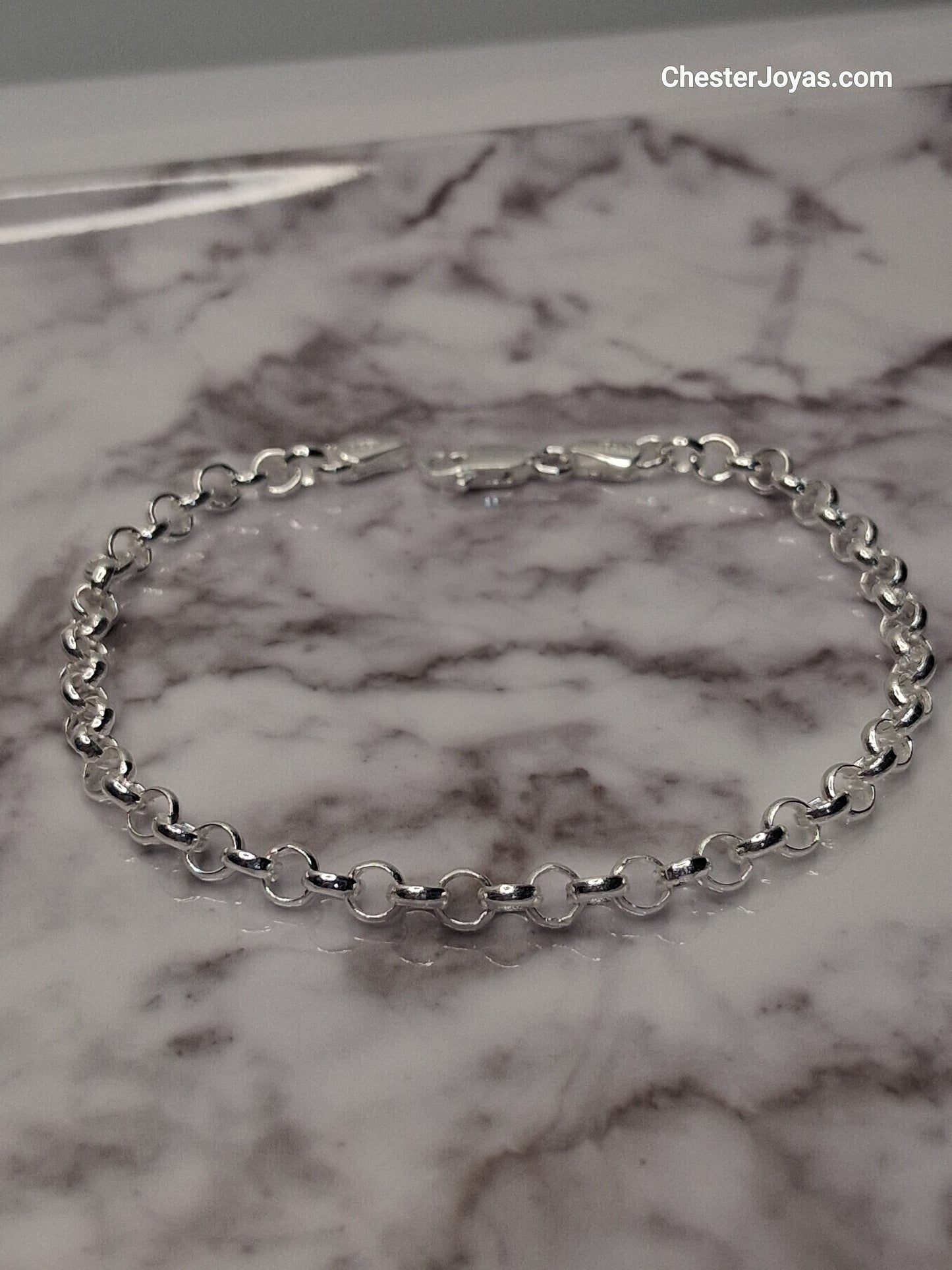 Pulsera - Rolo N° 1 (RIO) - 18 cms - Plata925 - Dama.