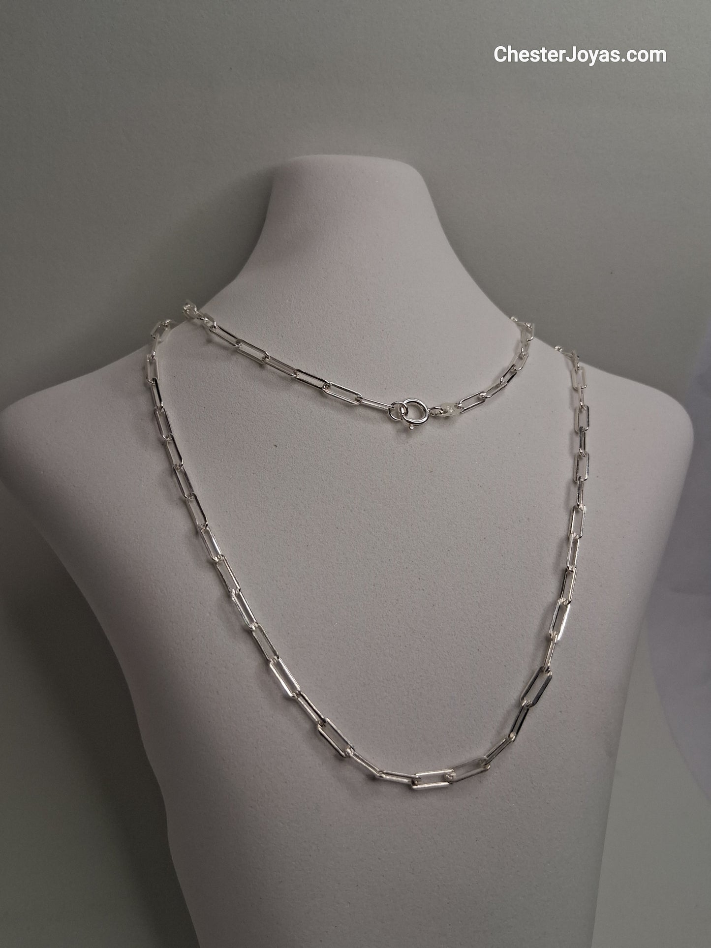 Collar - Forcet FL-80 x 60 Cms - Plata925 - Caballero.