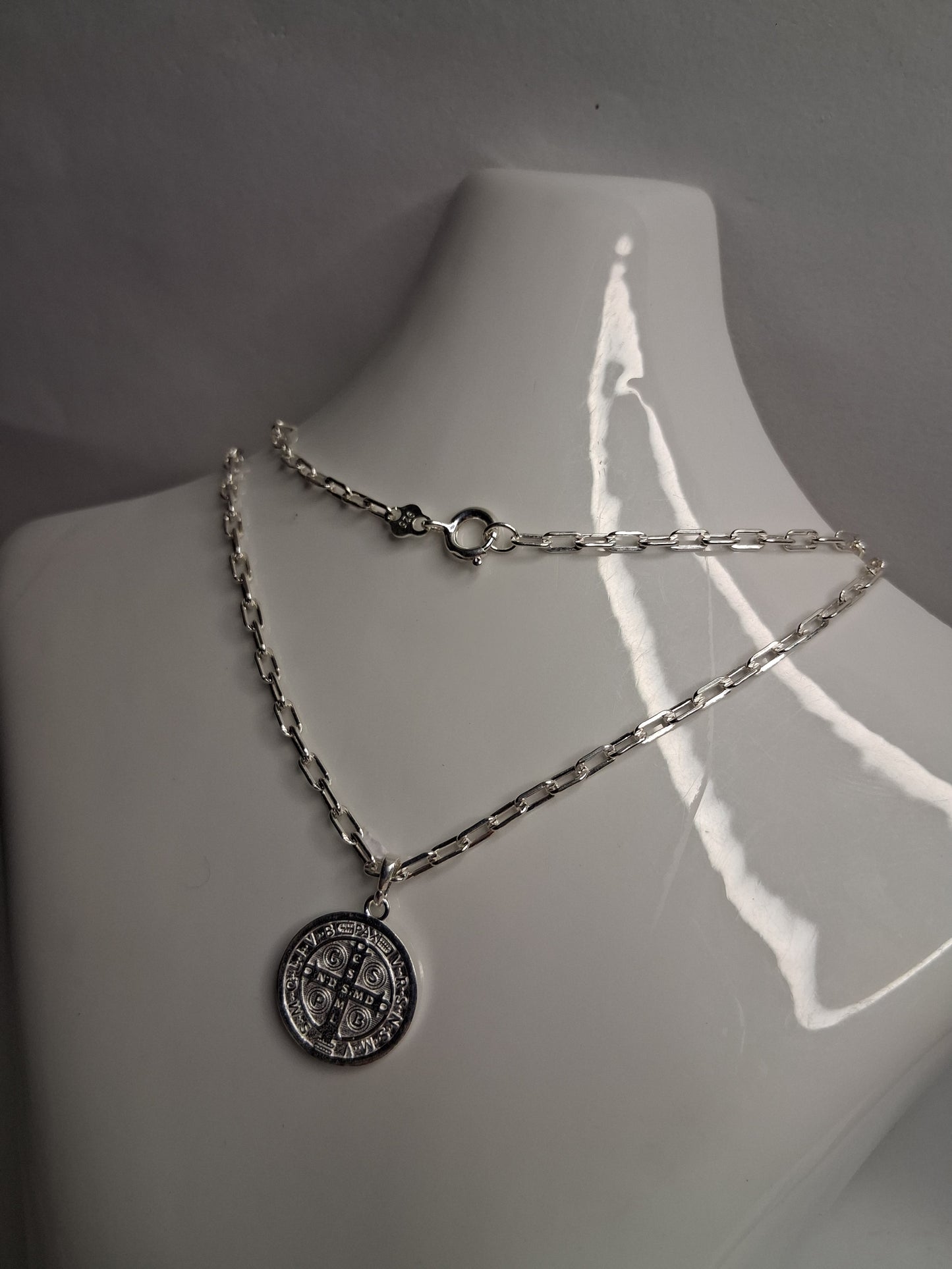 Collar - Forcet F 60 x 70 cm - San Benito  - Plata925 - Caballero.