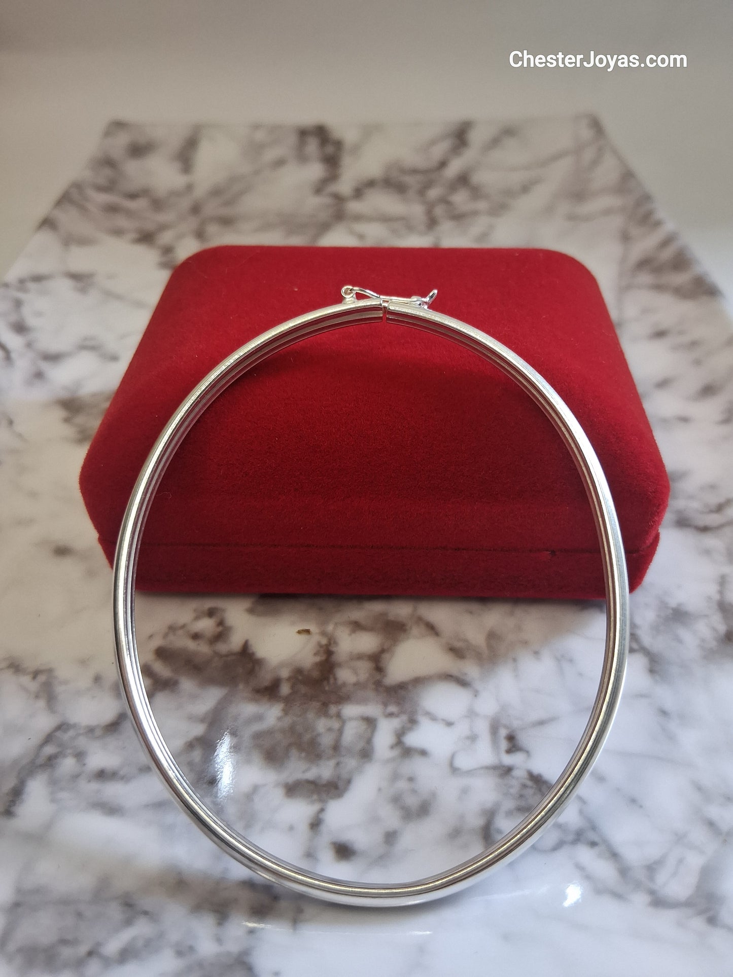 Pulsera - Esclava BANGLE 6 cm - Plata925 - Dama.