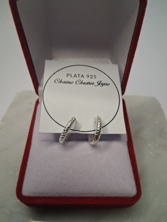 Aros - Argollas 8 mm - Plata925.