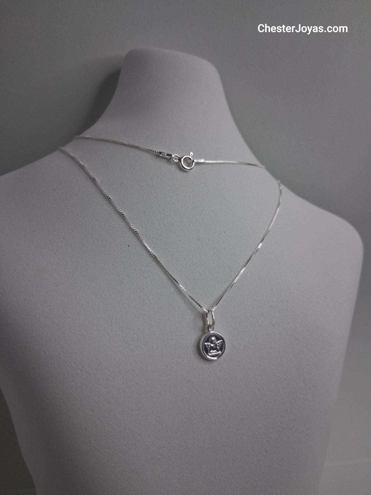 Collar - Ángel de Guarda 9 mm - Plata925 - Dama.