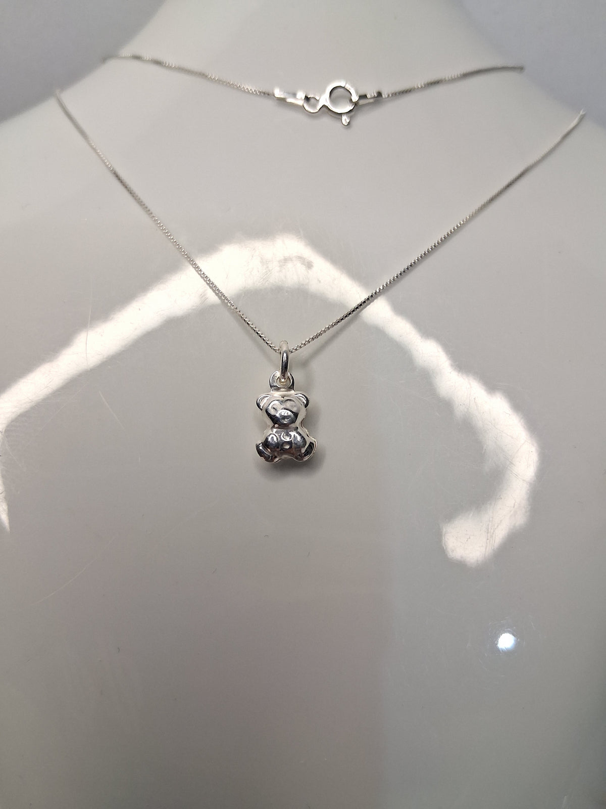 Collar - Osito INGRID (Singapur) - Plata925 - Dama.
