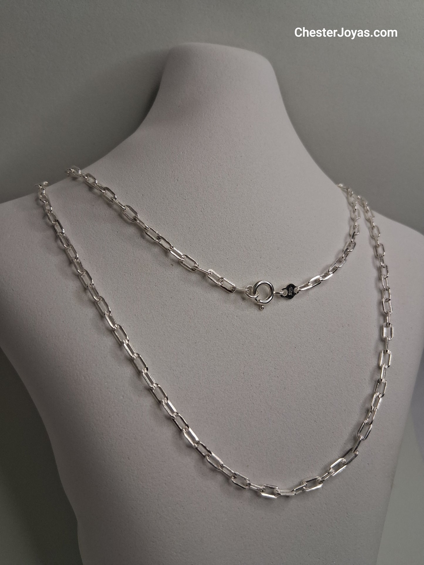 Collar - Forcet F-80 x 65 cms - Plata925 - Caballero.