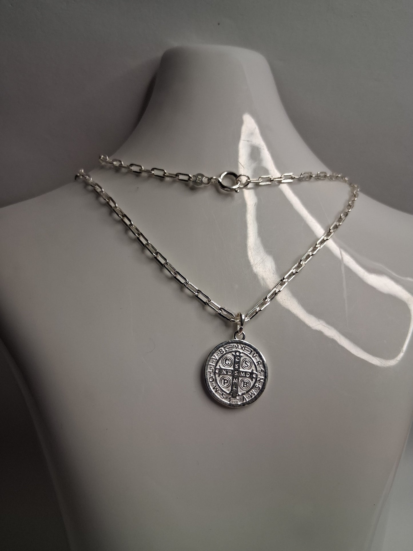 Collar - Forcet F 60 x 70 cm - San Benito  - Plata925 - Caballero.