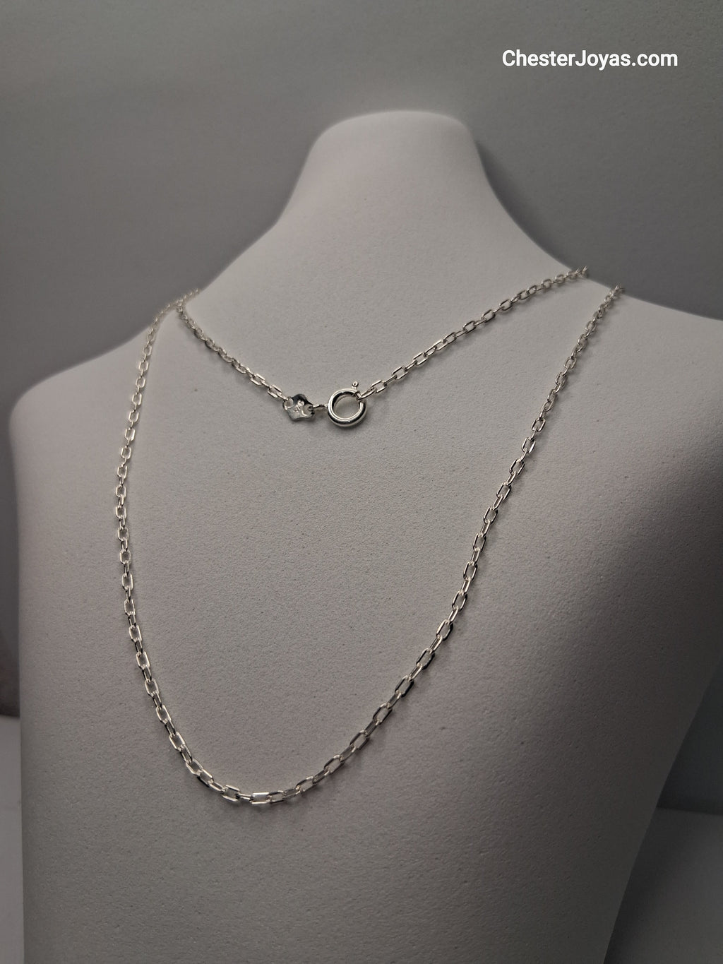 Collar - Forcet Mini x 60 cms - Plata925 - Caballero.