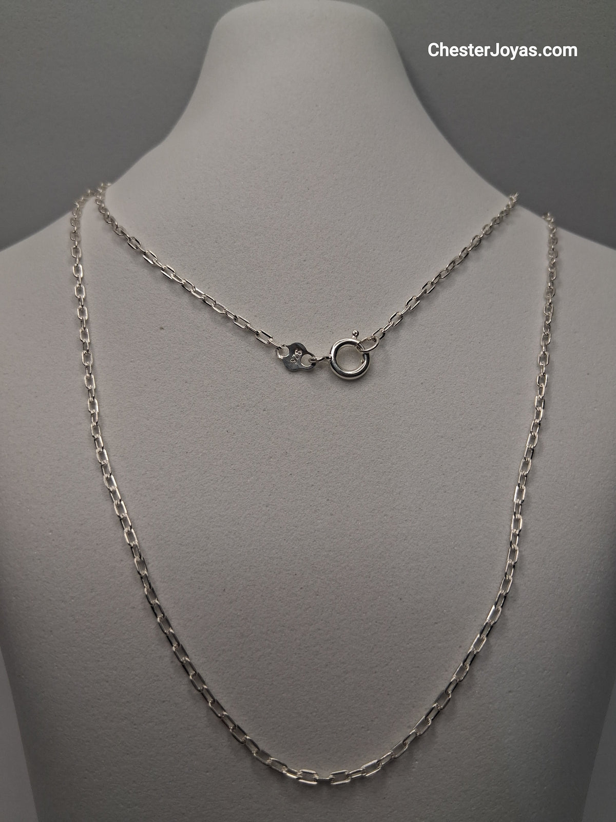 Collar - Forcet Mini x 60 cms - Plata925 - Caballero.