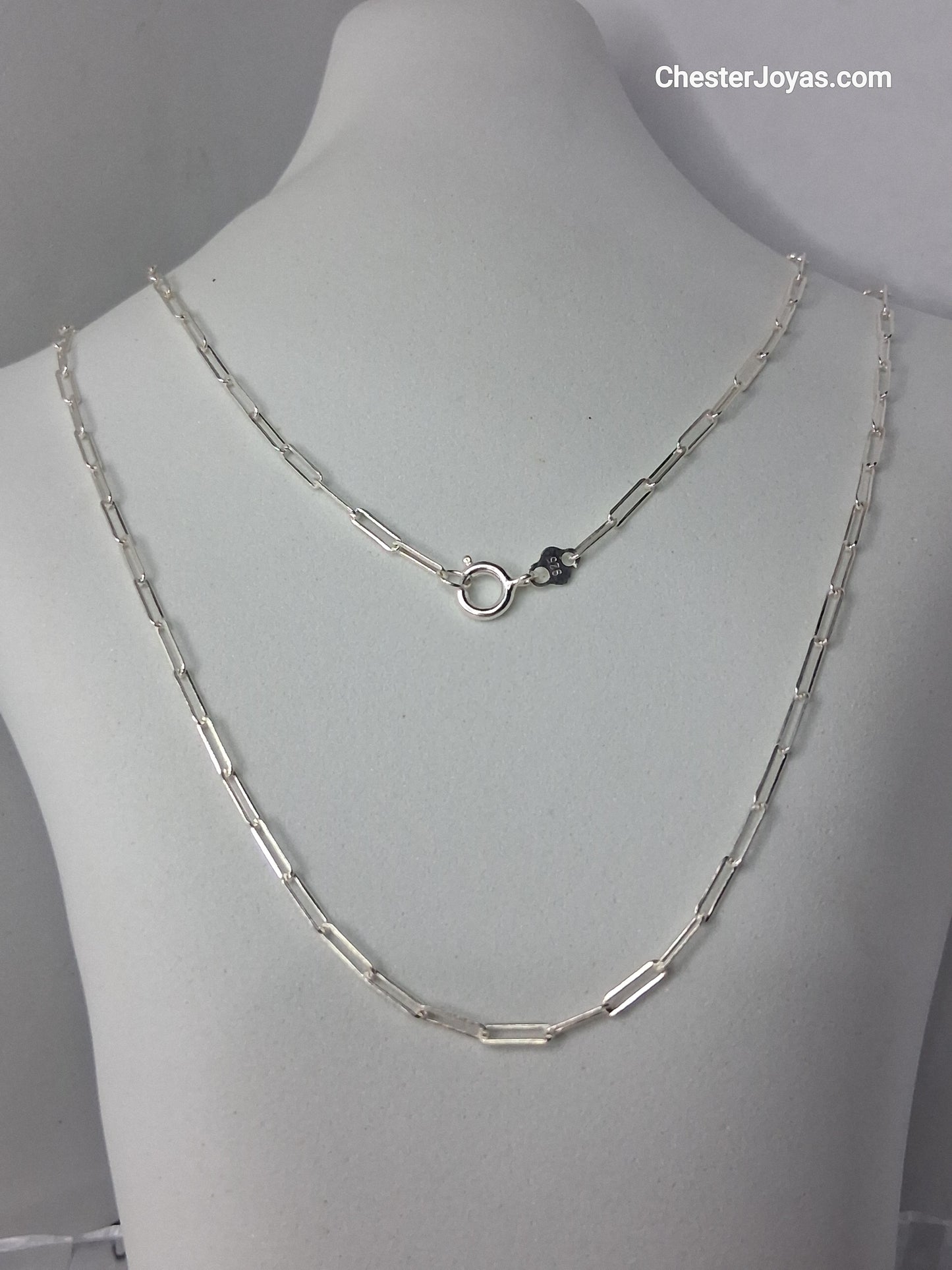 Collar - Cadena FL60 x 70 cms - Plata925 - Caballero