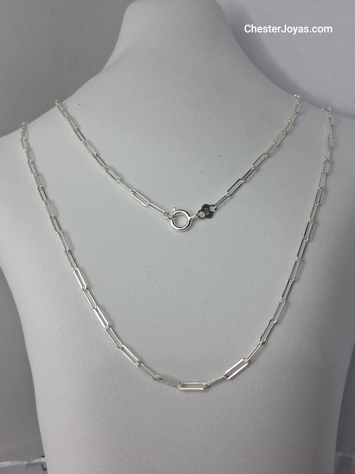 Collar - Cadena FL60 x 70 cms - Plata925 - Caballero