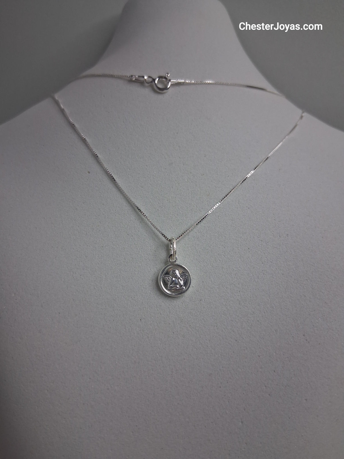 Collar - Ángel de Guarda 9 mm - Plata925 - Dama.