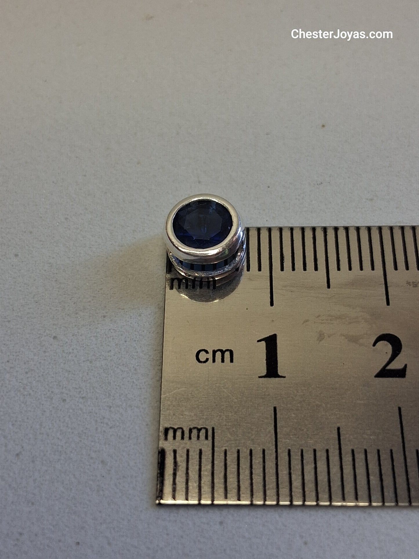 Collar - Susano (Azul) 7mm - Plata925 - Dama.