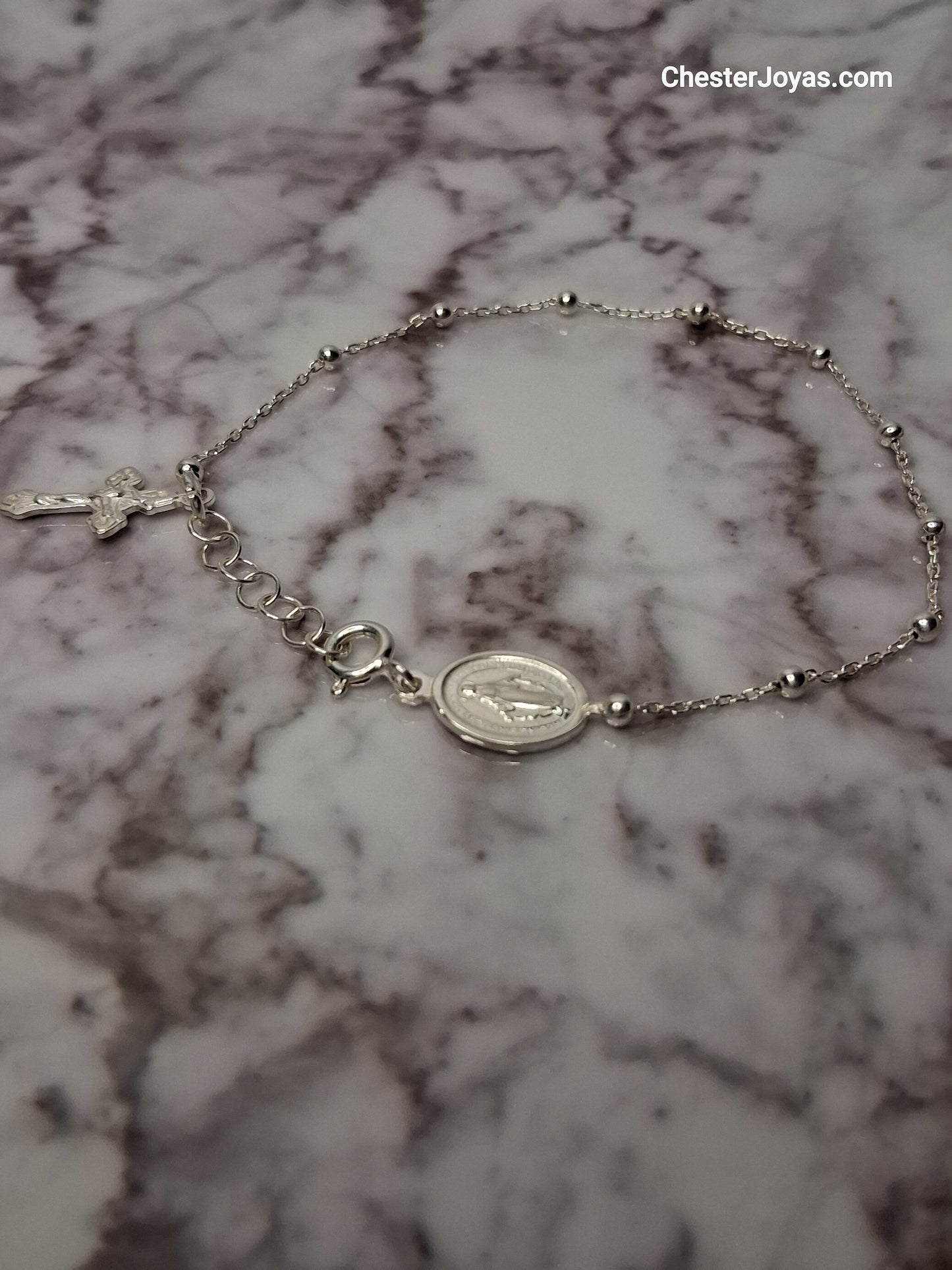 Pulsera - Denario 17 + 2,5 cm - Regulable - Plata925