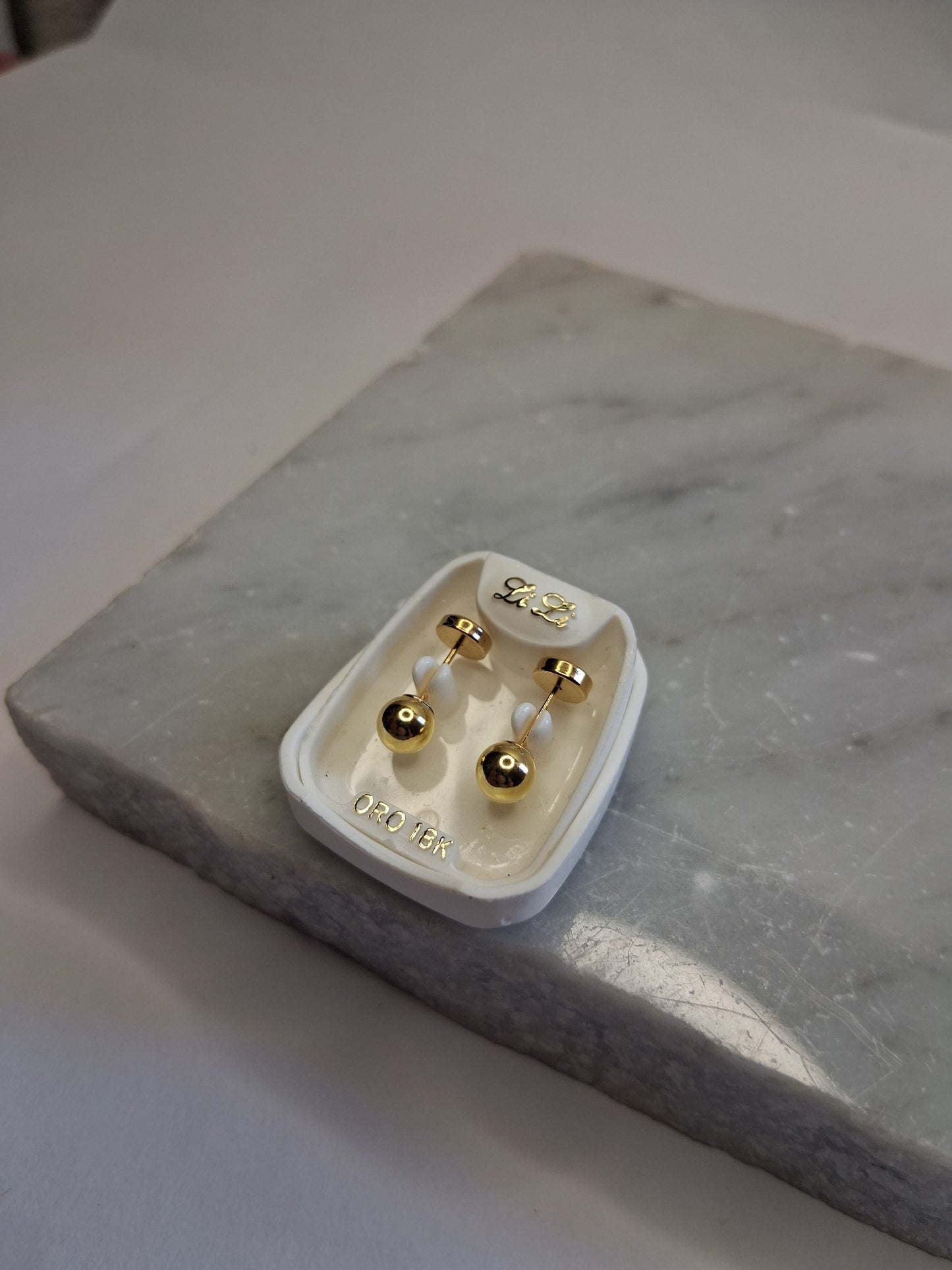 Aros - Abridores Bolita 5 mm - Oro 18Kts