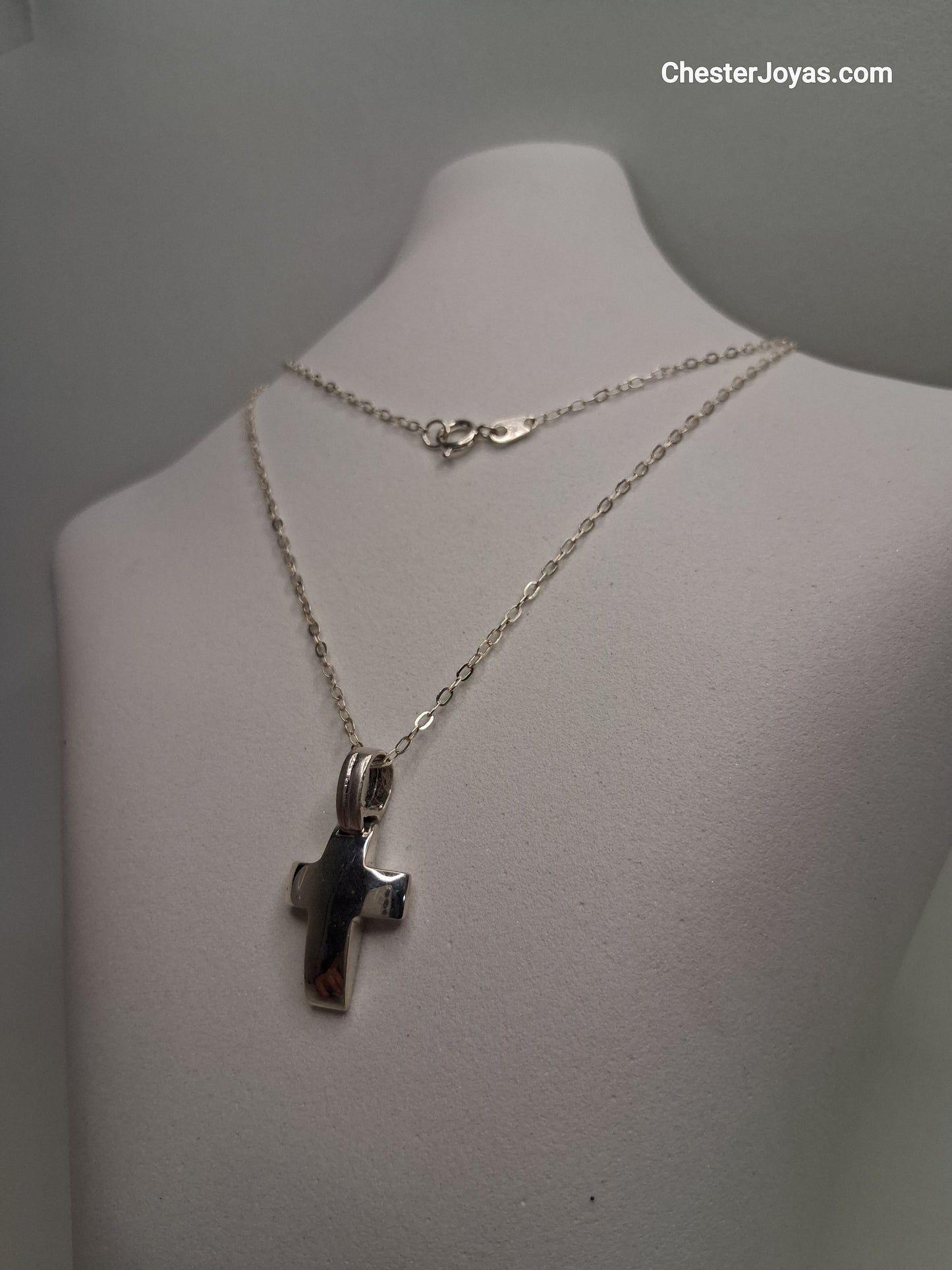 Collar - Forcet Mini x 50 cms - Cruz Bombe - Plata925 - Unisex. (copia)
