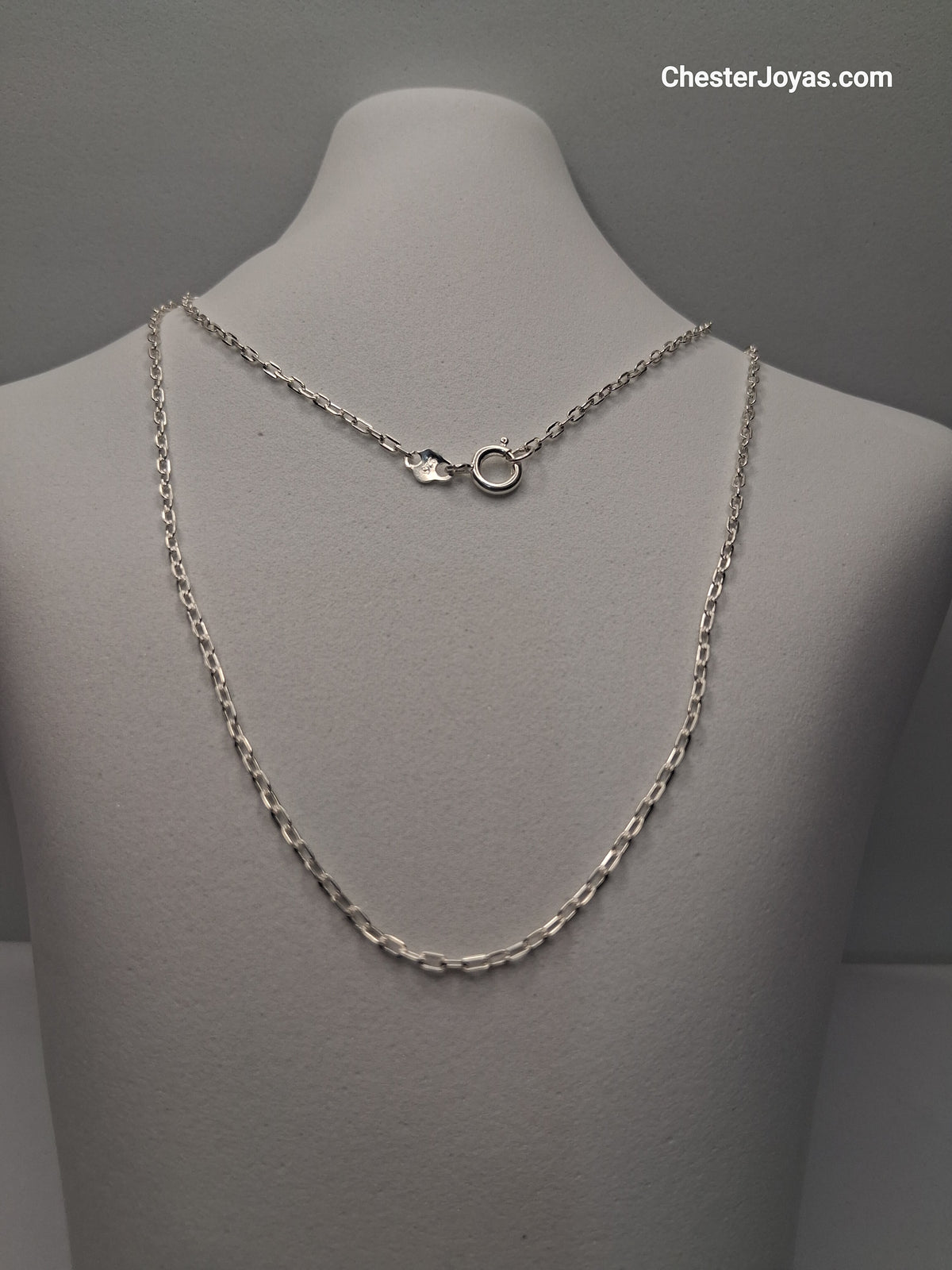 Collar - Forcet Mini x 60 cms - Plata925 - Caballero.