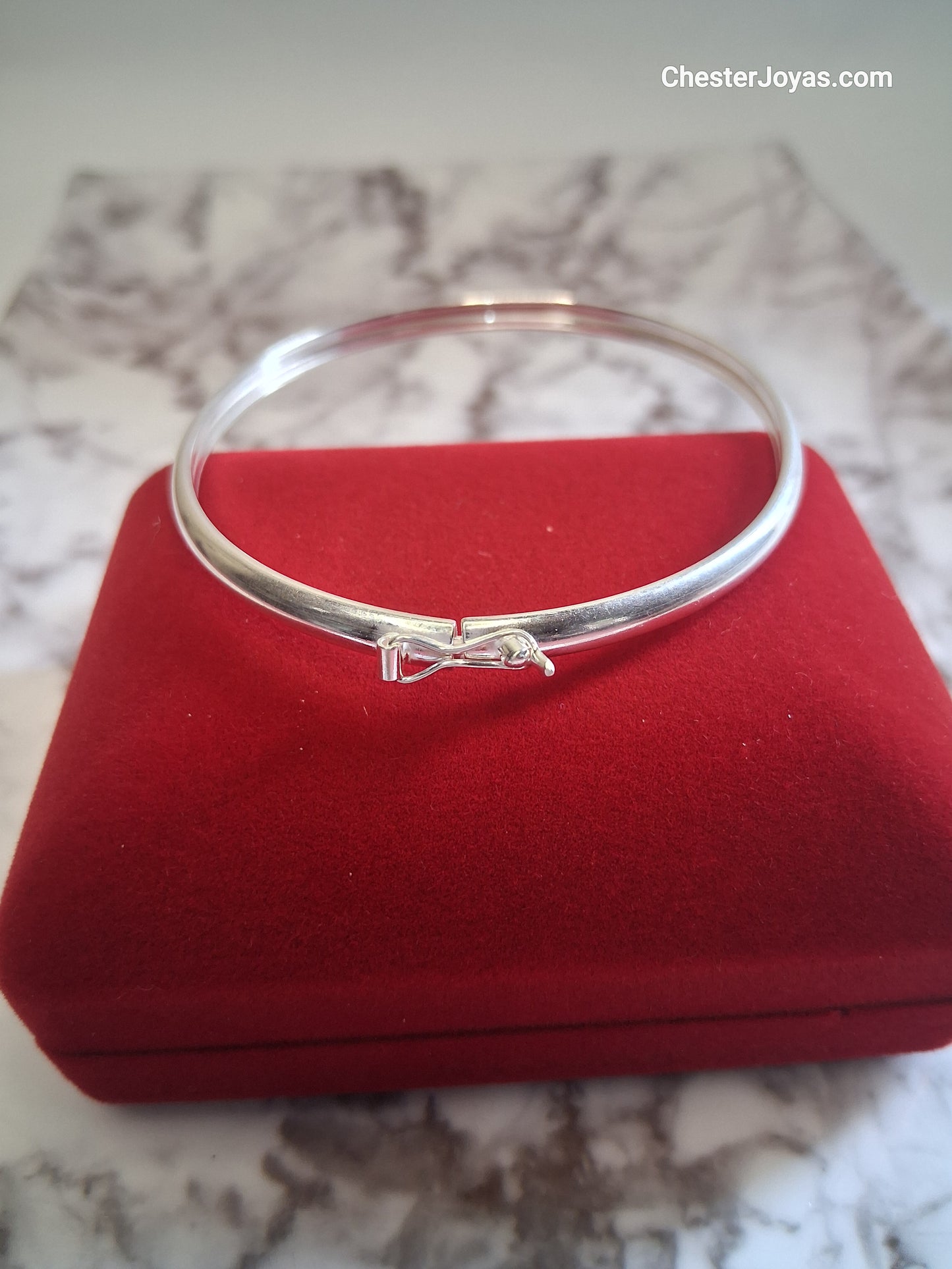 Pulsera - Esclava BANGLE 6 cm - Plata925 - Dama.