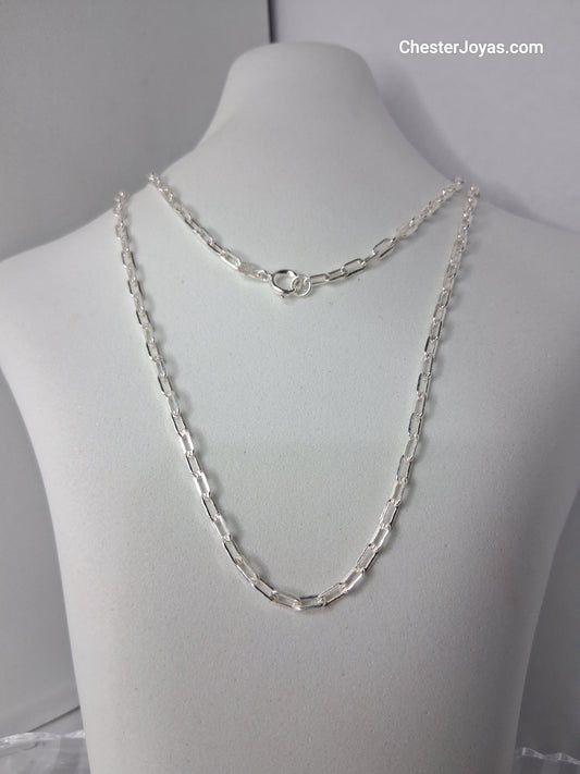 cadena de plata Forcet