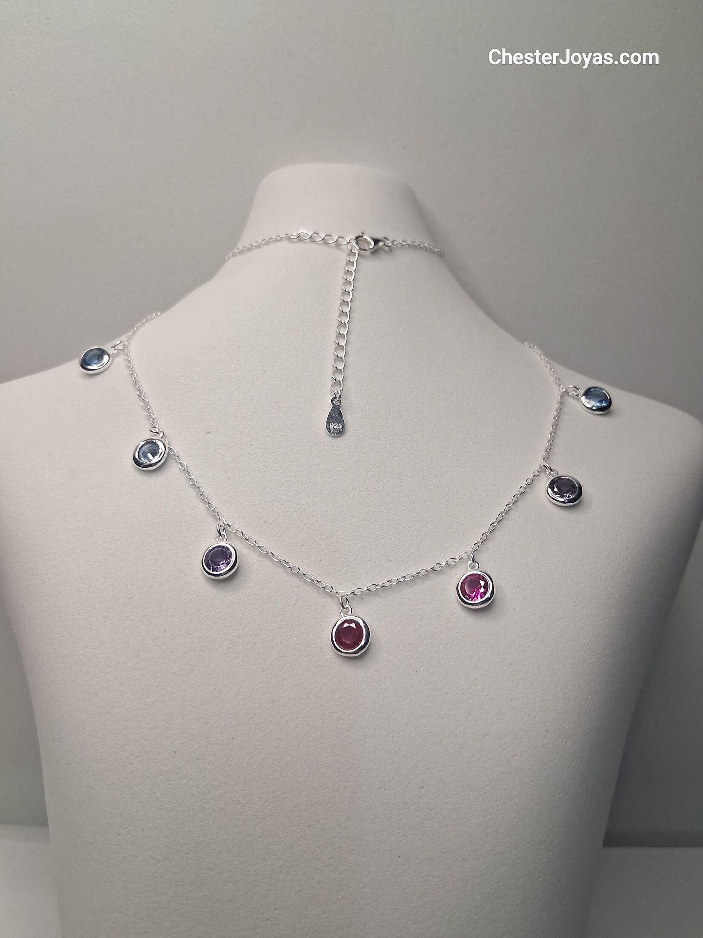 Collar - Colgante Carolina (Regulable) - Plata925 - Dama.