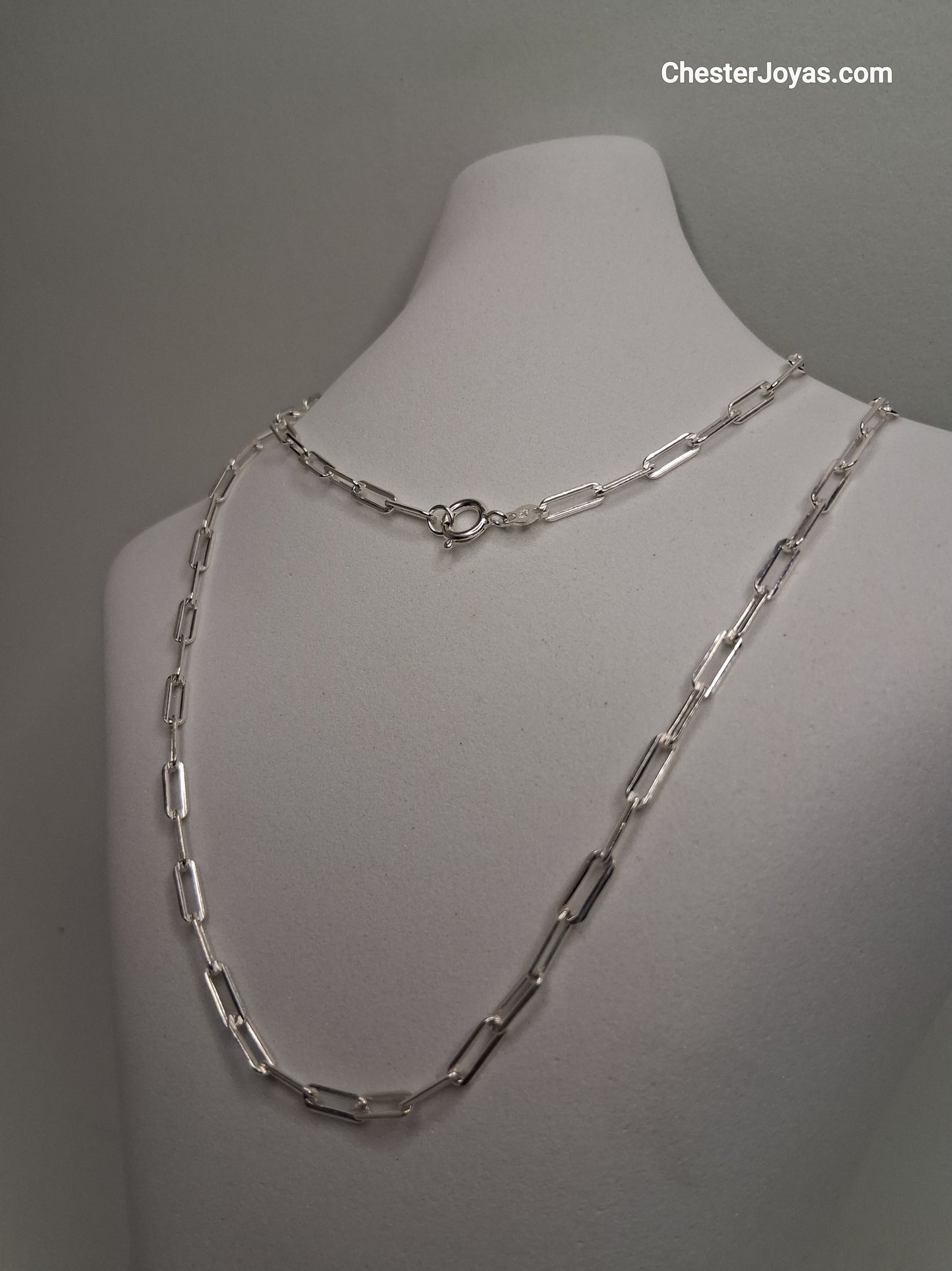 Collar - Forcet FL-80 x 60 Cms - Plata925 - Caballero.