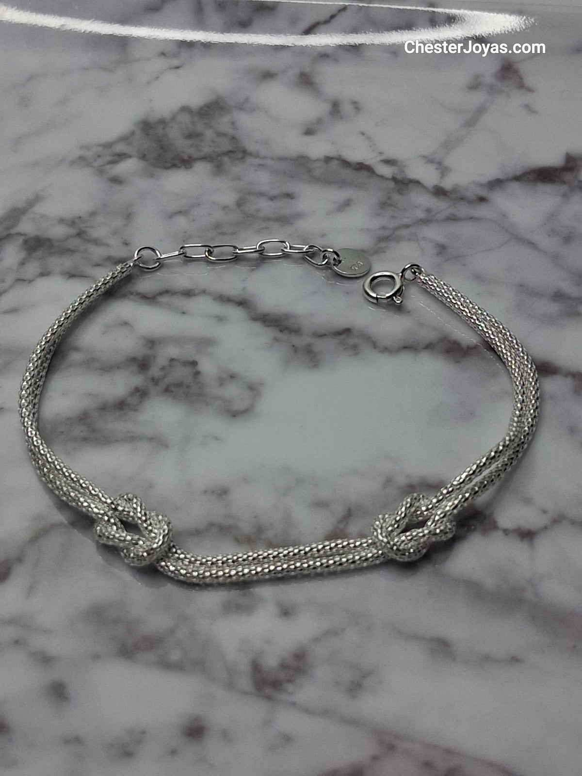 Pulsera - HIKARI 17+3 cm (Regulable) - Plata925 - Dama.