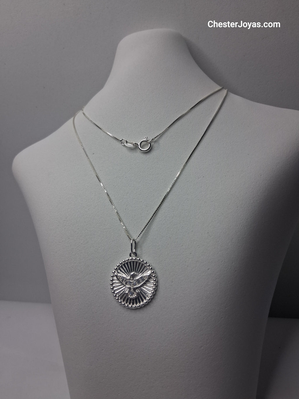 Collar - Espíritu Santo (Veneciana) - Plata925 - Dama.