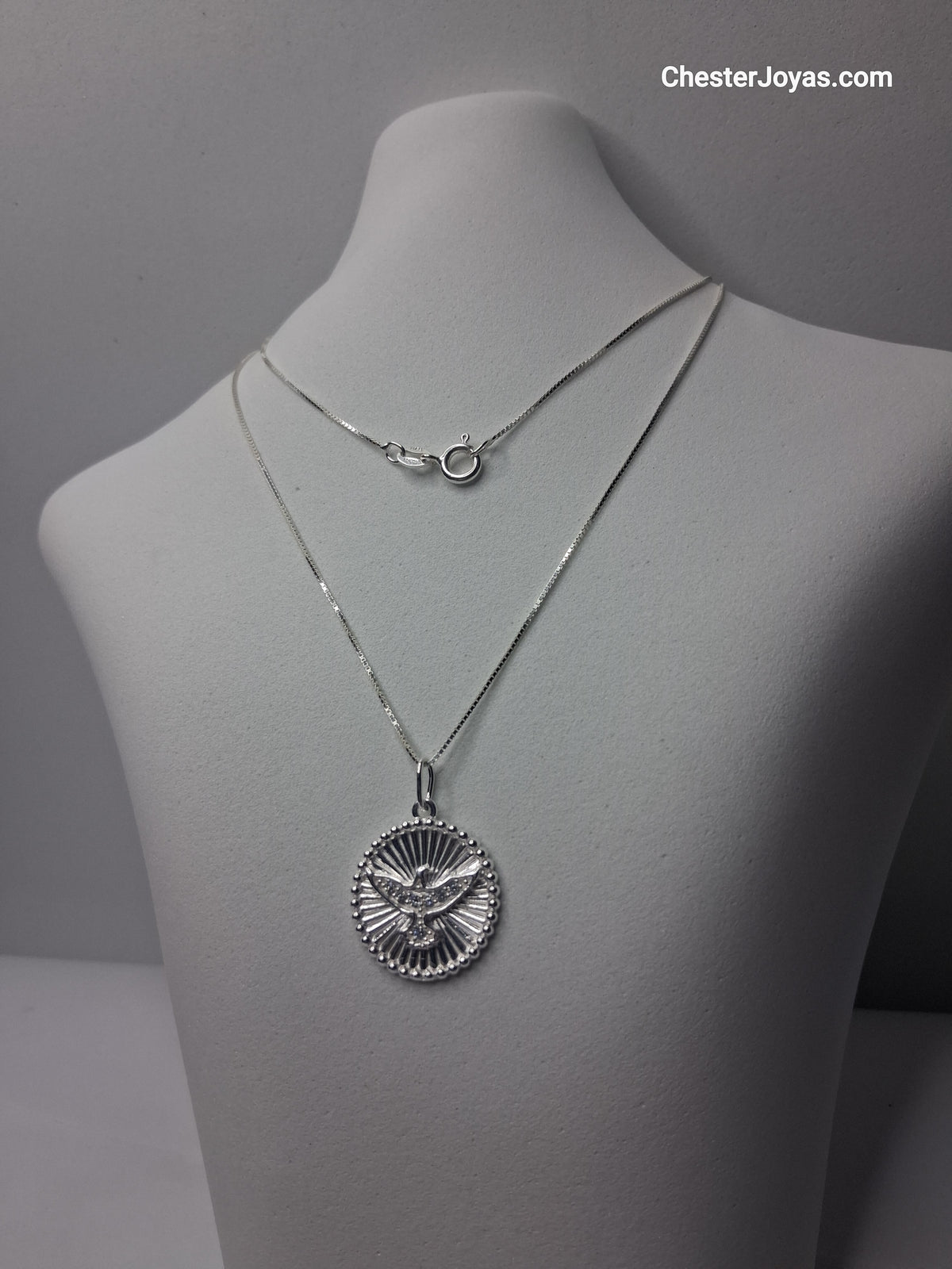 Collar - Espíritu Santo (Veneciana) - Plata925 - Dama.
