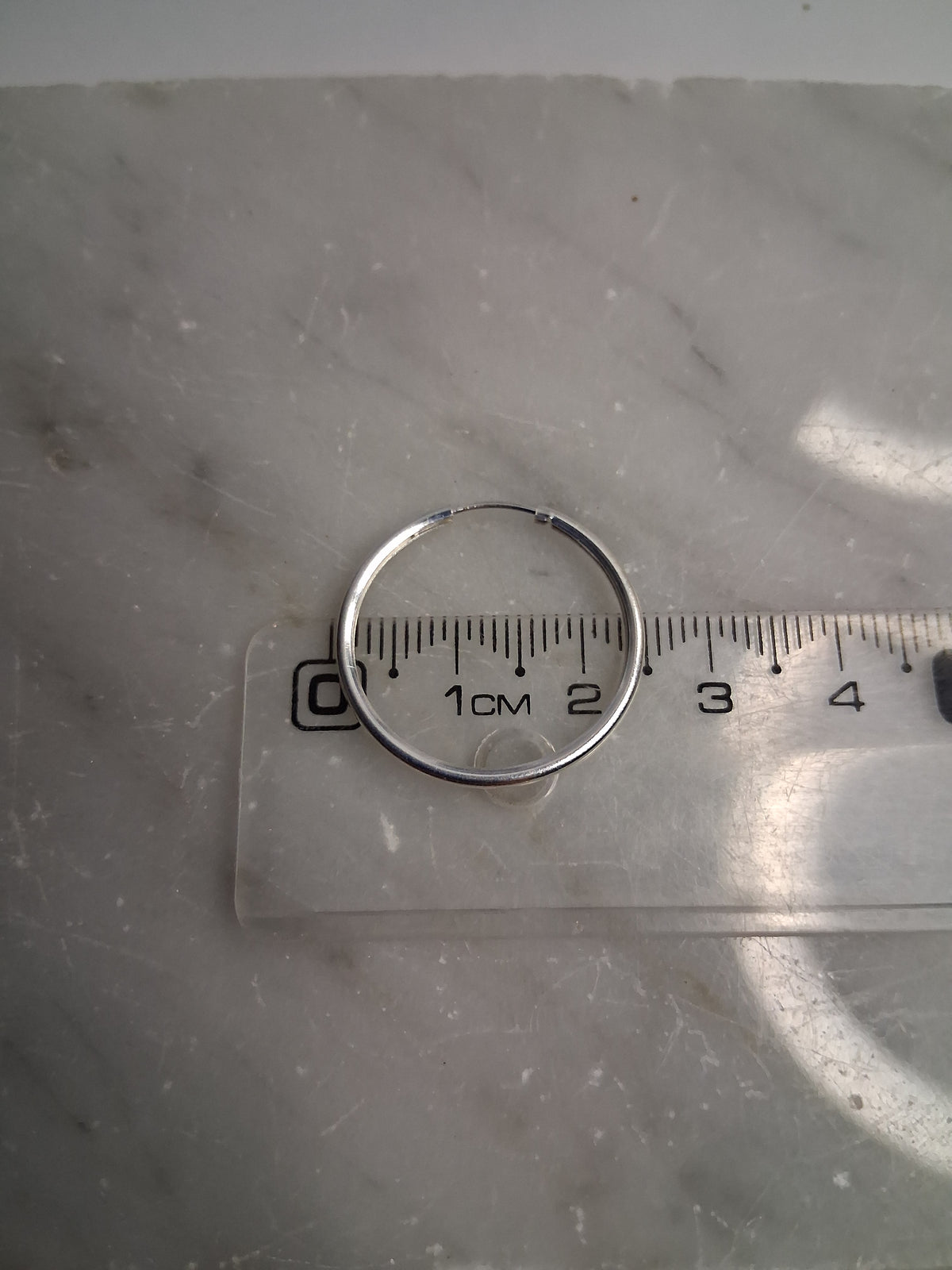 Aros - Argollas Lisas 25 mm - Plata925.