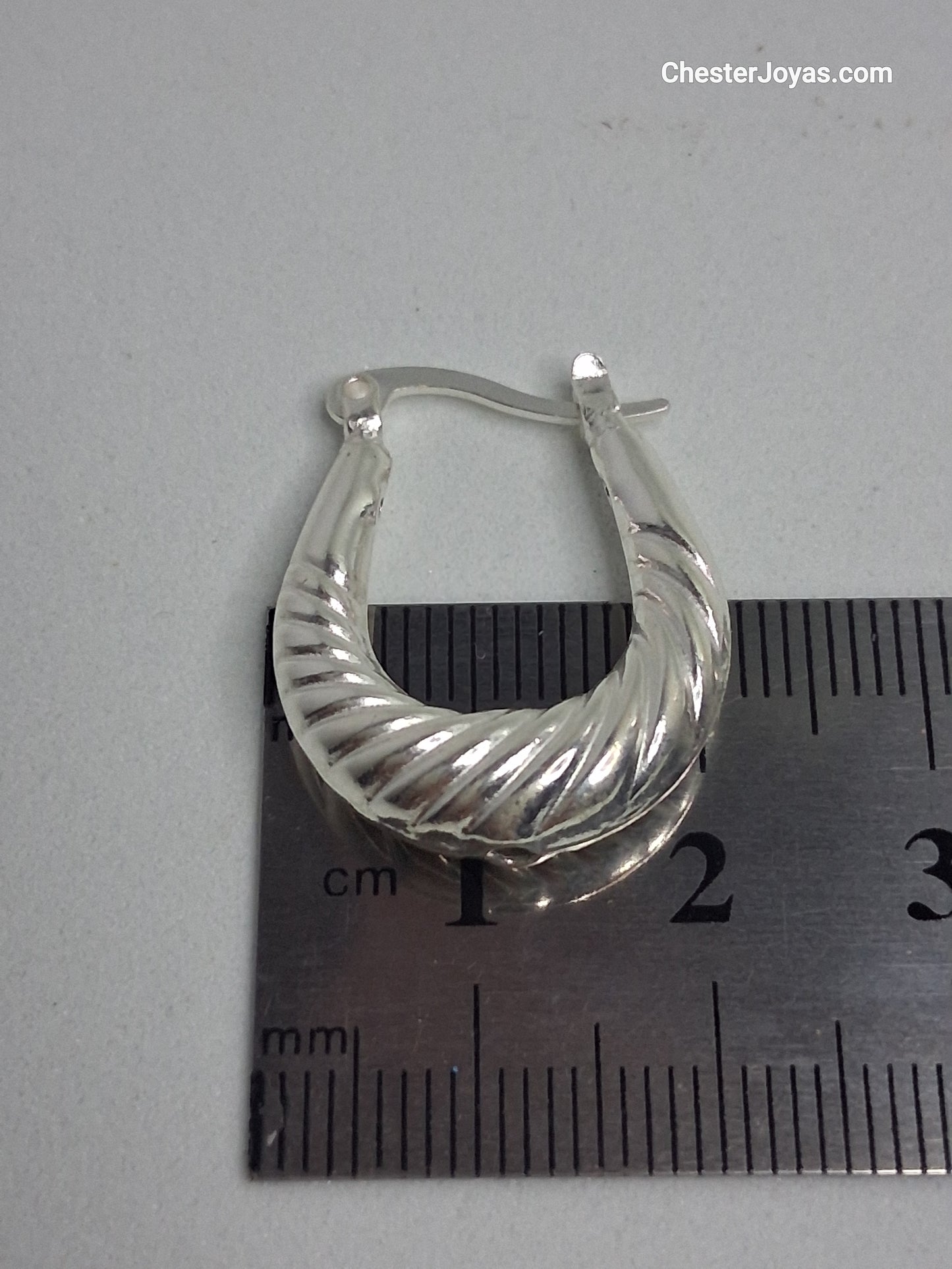Aros - Argollas Inflados - 22 mm - Plata925.