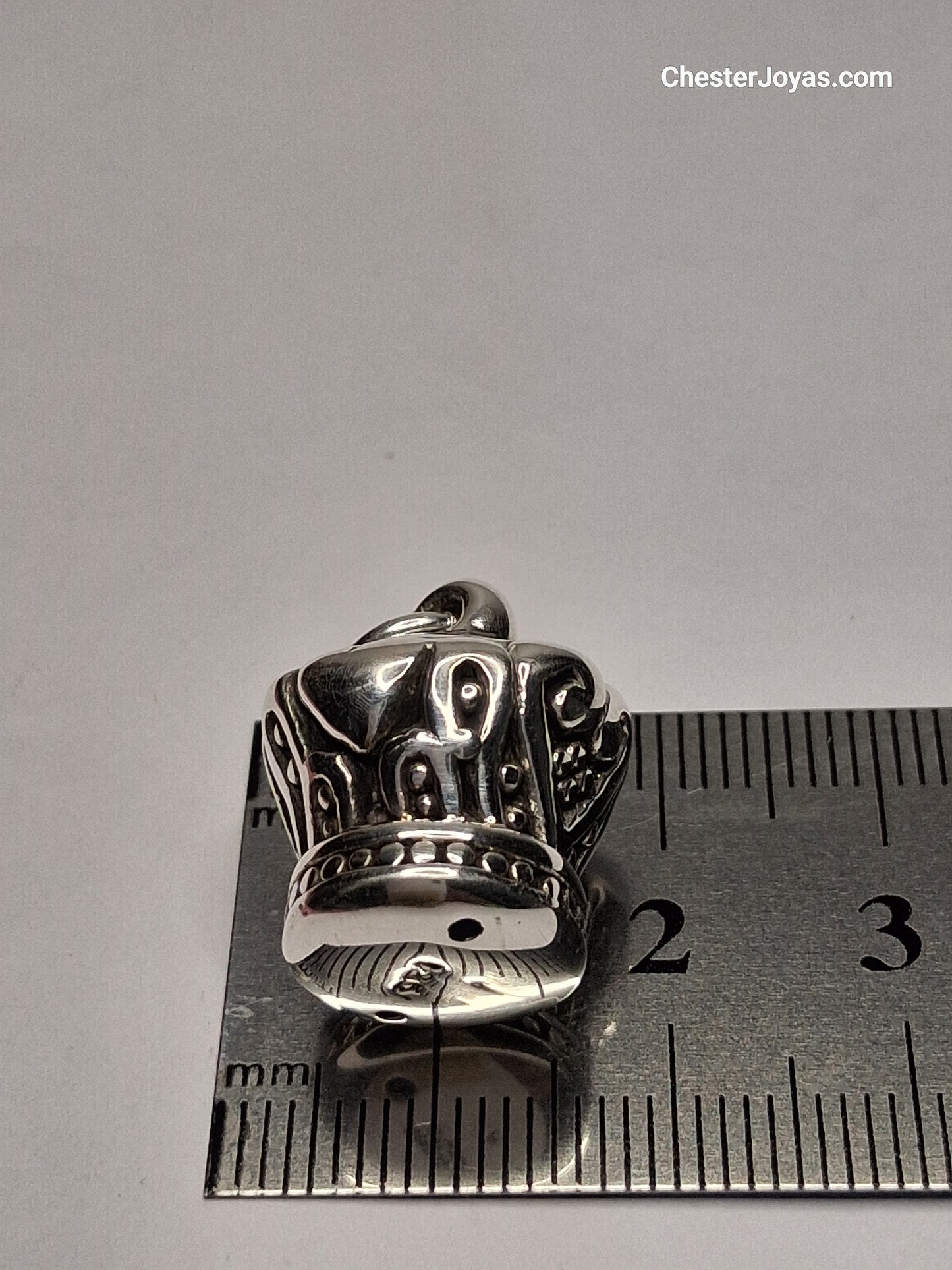 Collar - Cadena Coreana x 45 cm - Dije de Corona - Plata925 - Dama.