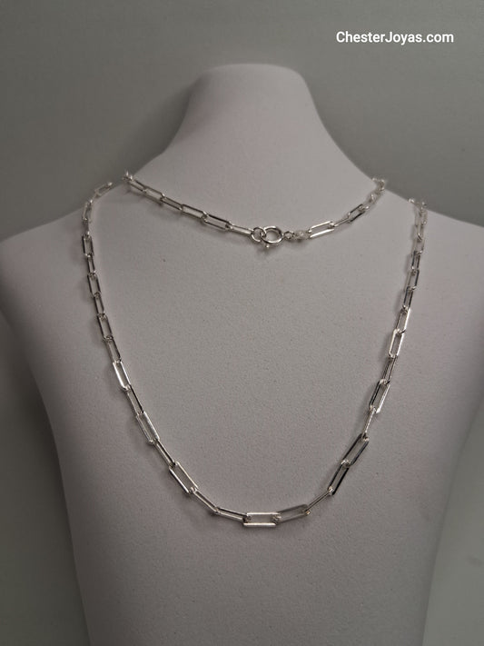 Collar - Forcet FL-80 x 60 Cms - Plata925 - Caballero.