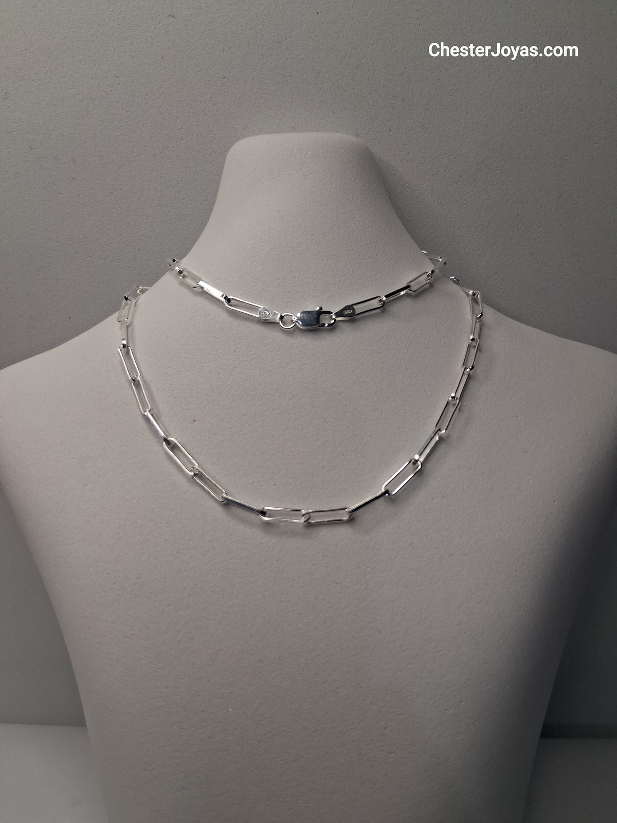 Collar Cadena FL Force x 45 cm Plata 925 - Unisex
