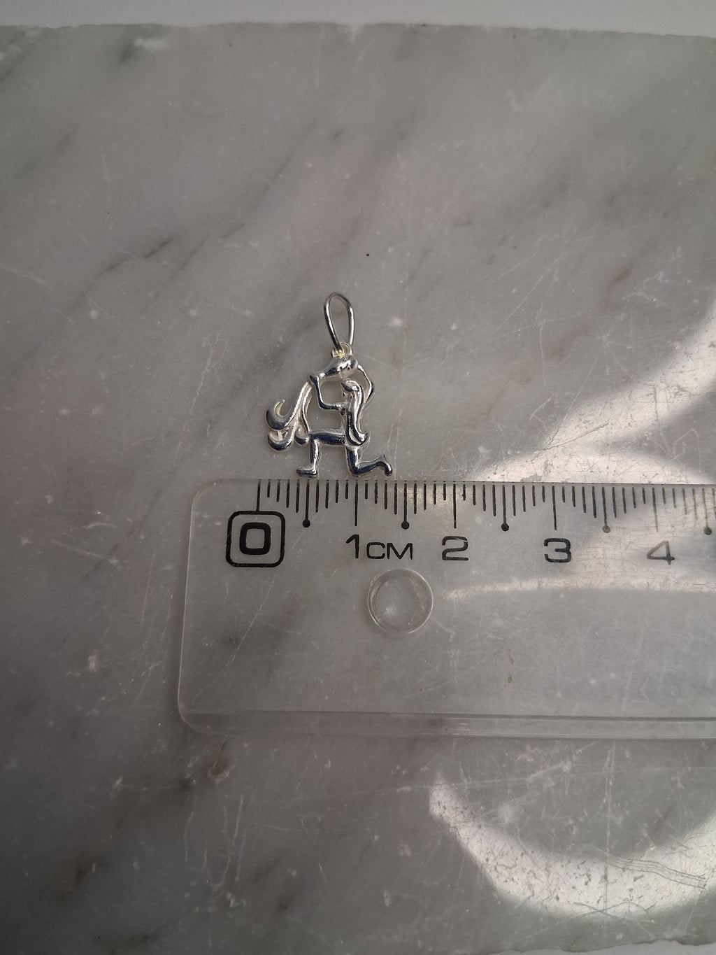 Collar -Cadena Veneciana x 40, 45 y 50 cm - Dije acuario - Plata925 - Dama.