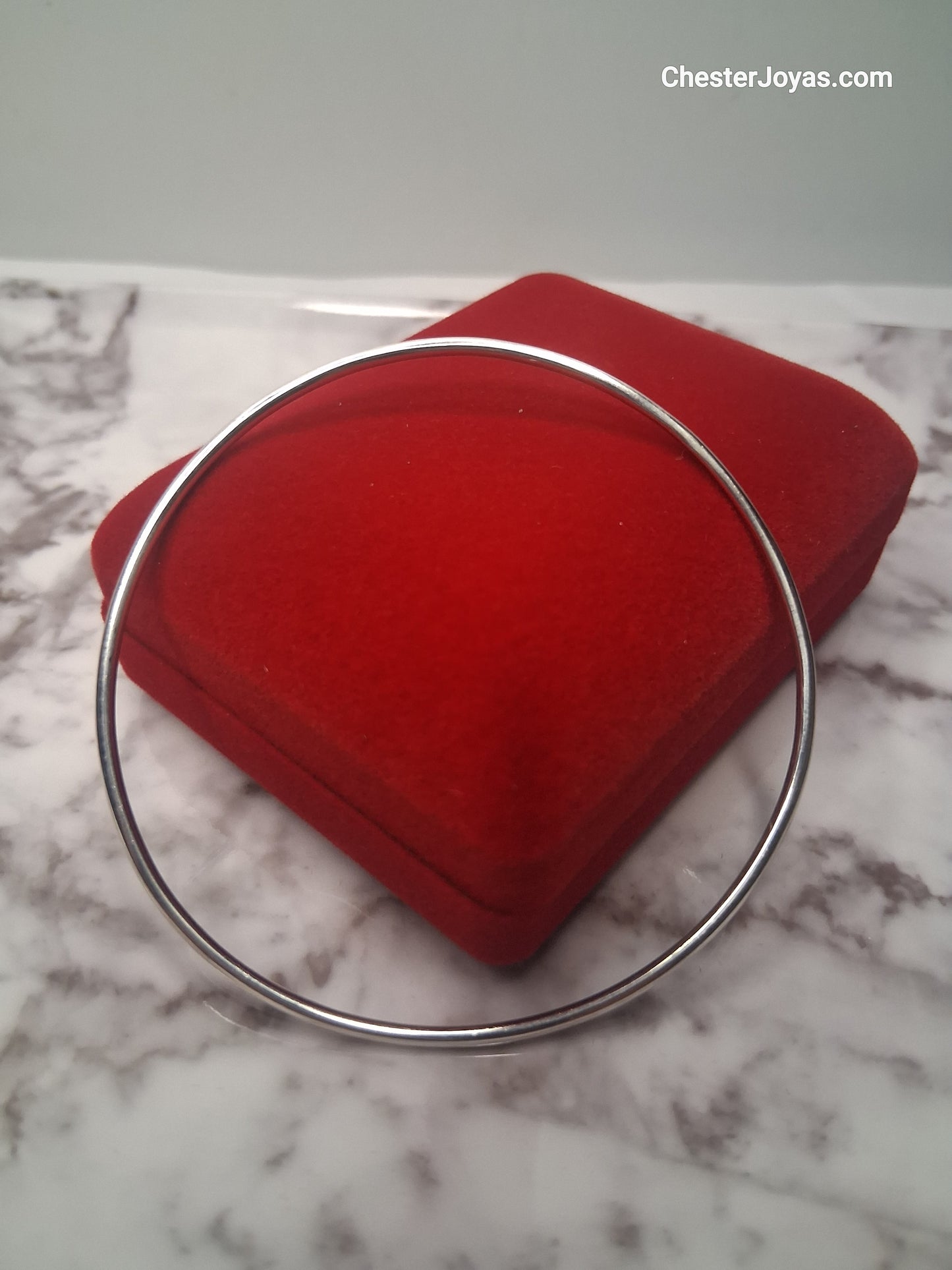 Pulsera - Esclava 3 mm (6.5 cm) - Plata925 - Dama.