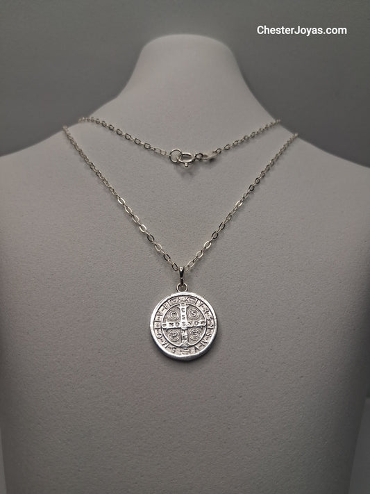 Collar - Mini Forcet x 50 cm - San Benito  - Plata925 - Caballero.