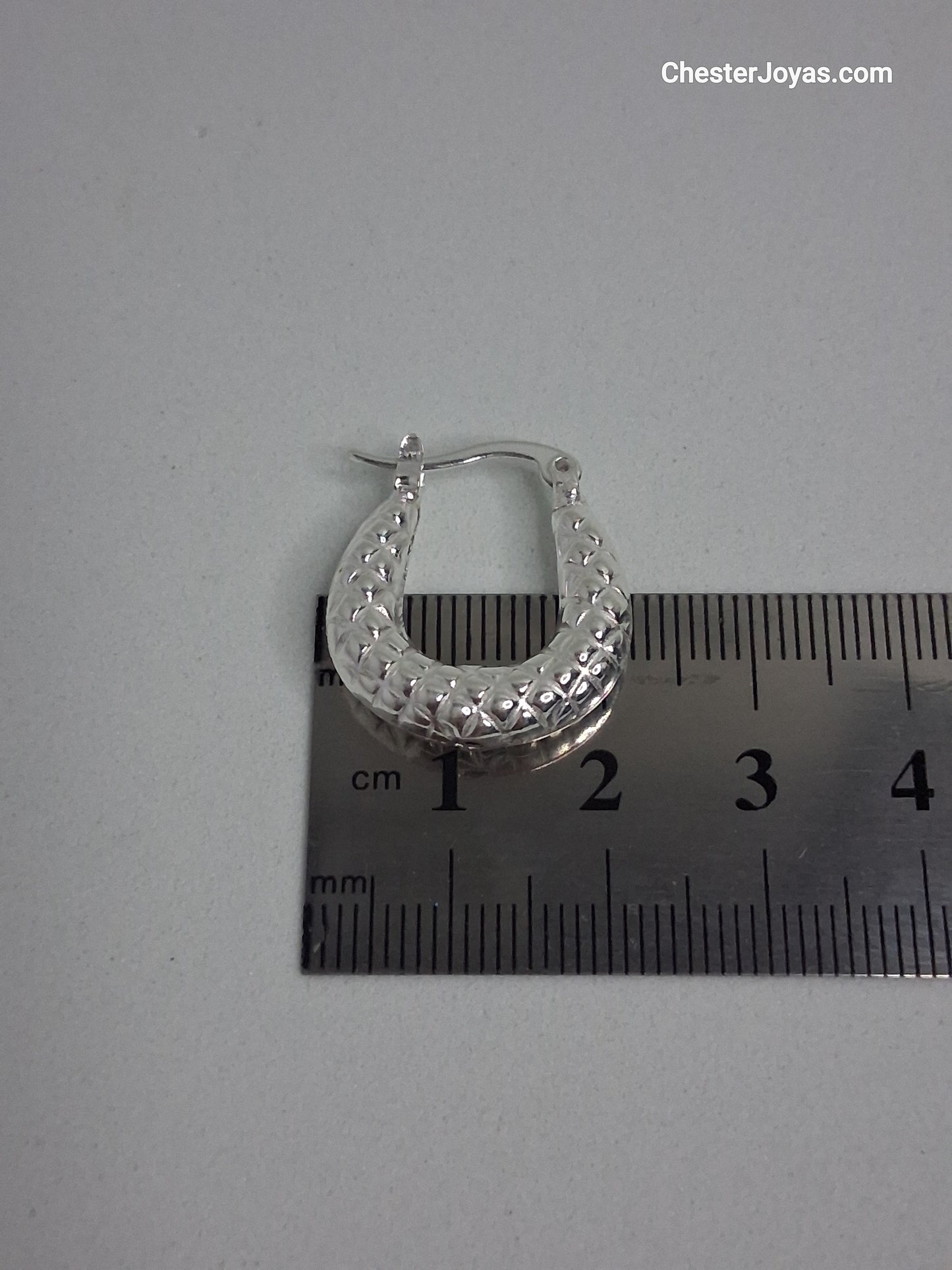 Aros - Argollas Inflados - 22 mm - Plata925.