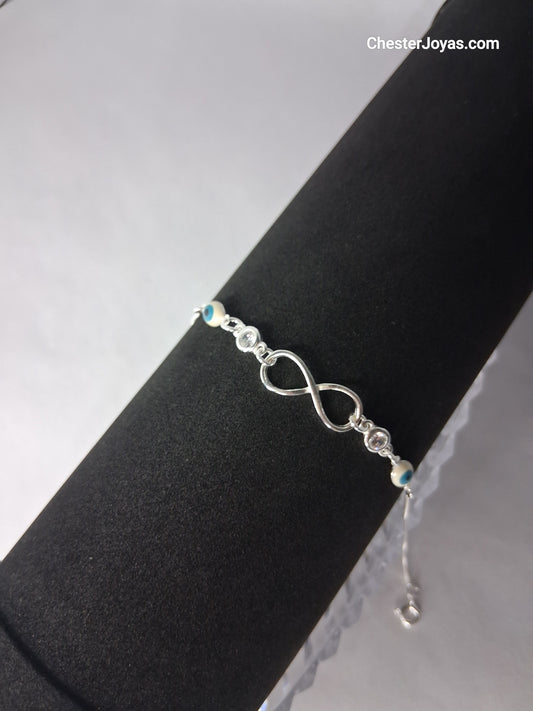 Pulsera - Ojo Turco Susano Infinito - Plata925 - Dama.