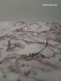 Pulsera MARIA - Bolitas 5x3 (Regulable) 21 cm - Plata925 - Dama.