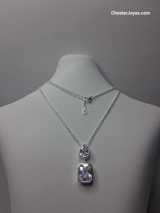 Collar - Colgante DENISE (Regulable) - Plata925 - Dama.