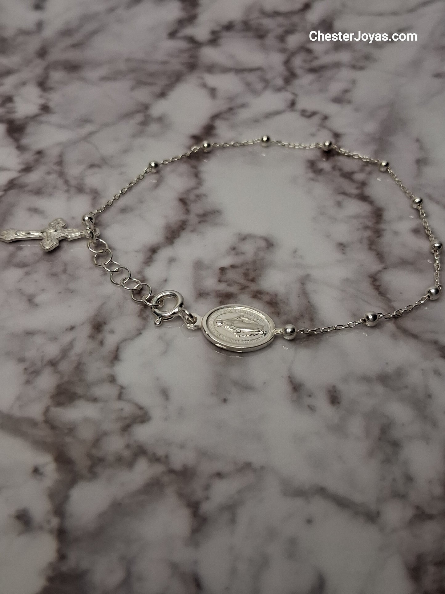 Pulsera - Denario 17 + 2,5 cm - Regulable - Plata925