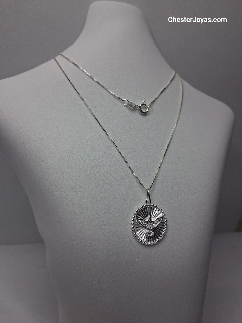 Collar - Espíritu Santo (Veneciana) - Plata925 - Dama.