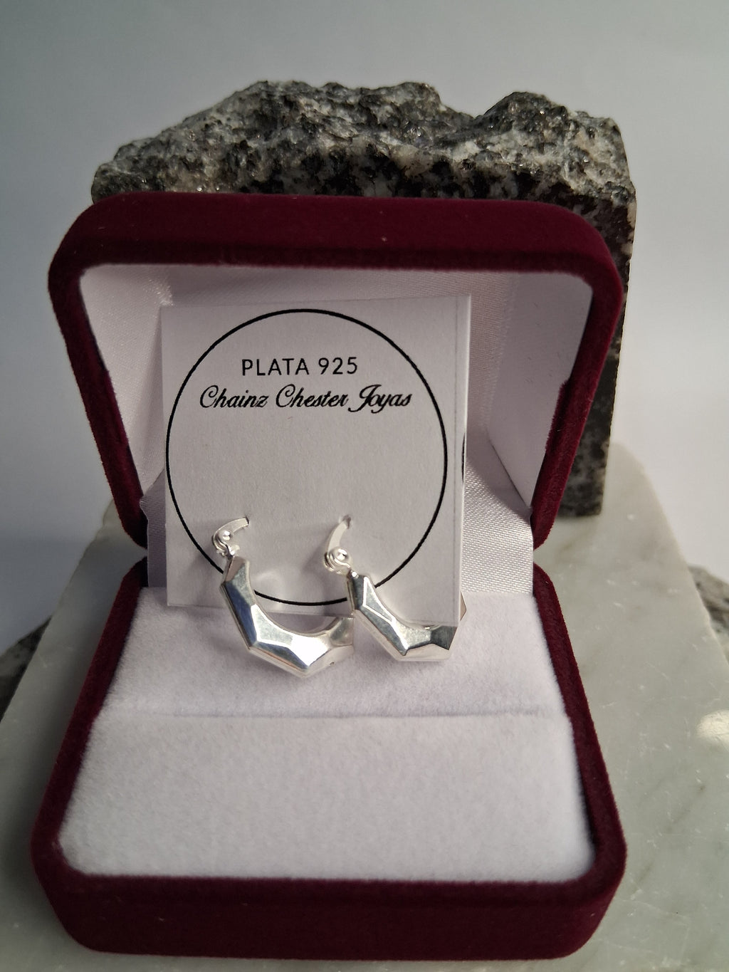 Aros - Argollas Inflados - 20 mm - Plata925.