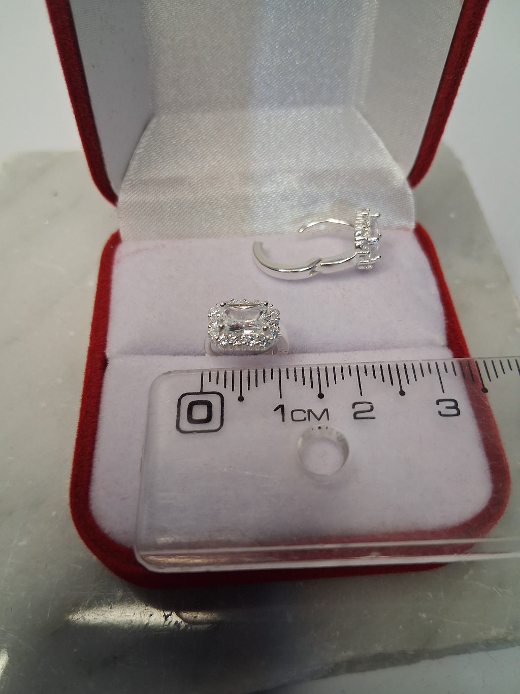 Aros - MALENA Blanco - Plata925 - Dama