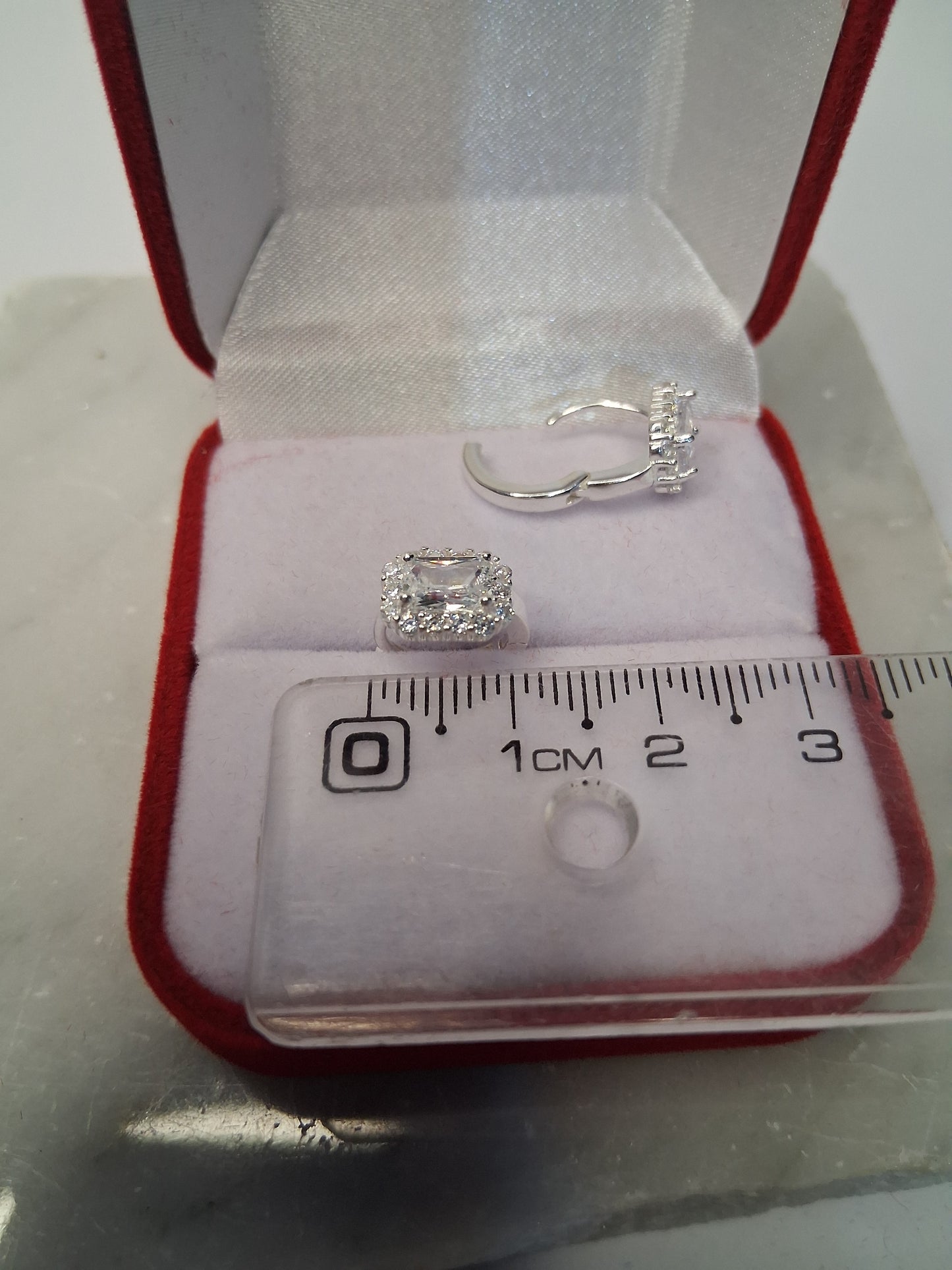 Aros - MALENA Blanco - Plata925 - Dama