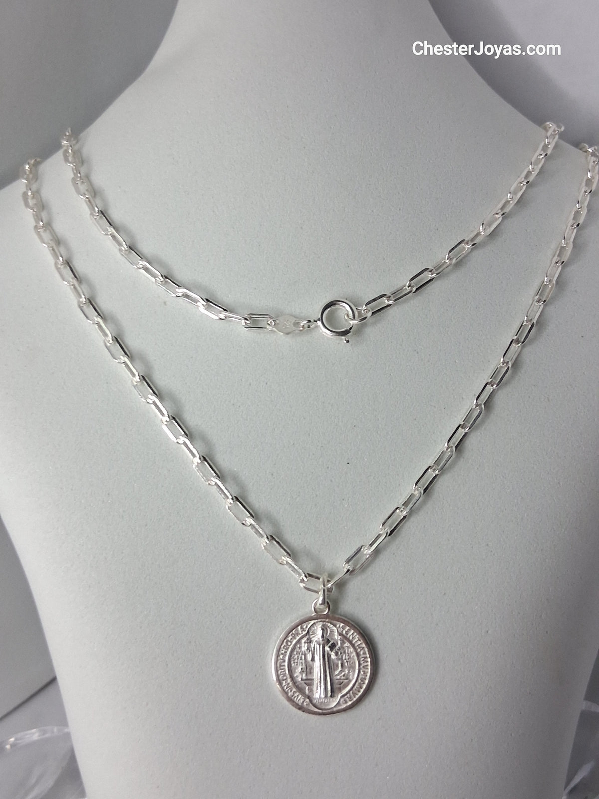 Collar - Forcet F-80 x 70 cms - San Benito  - Plata925 - Caballero.