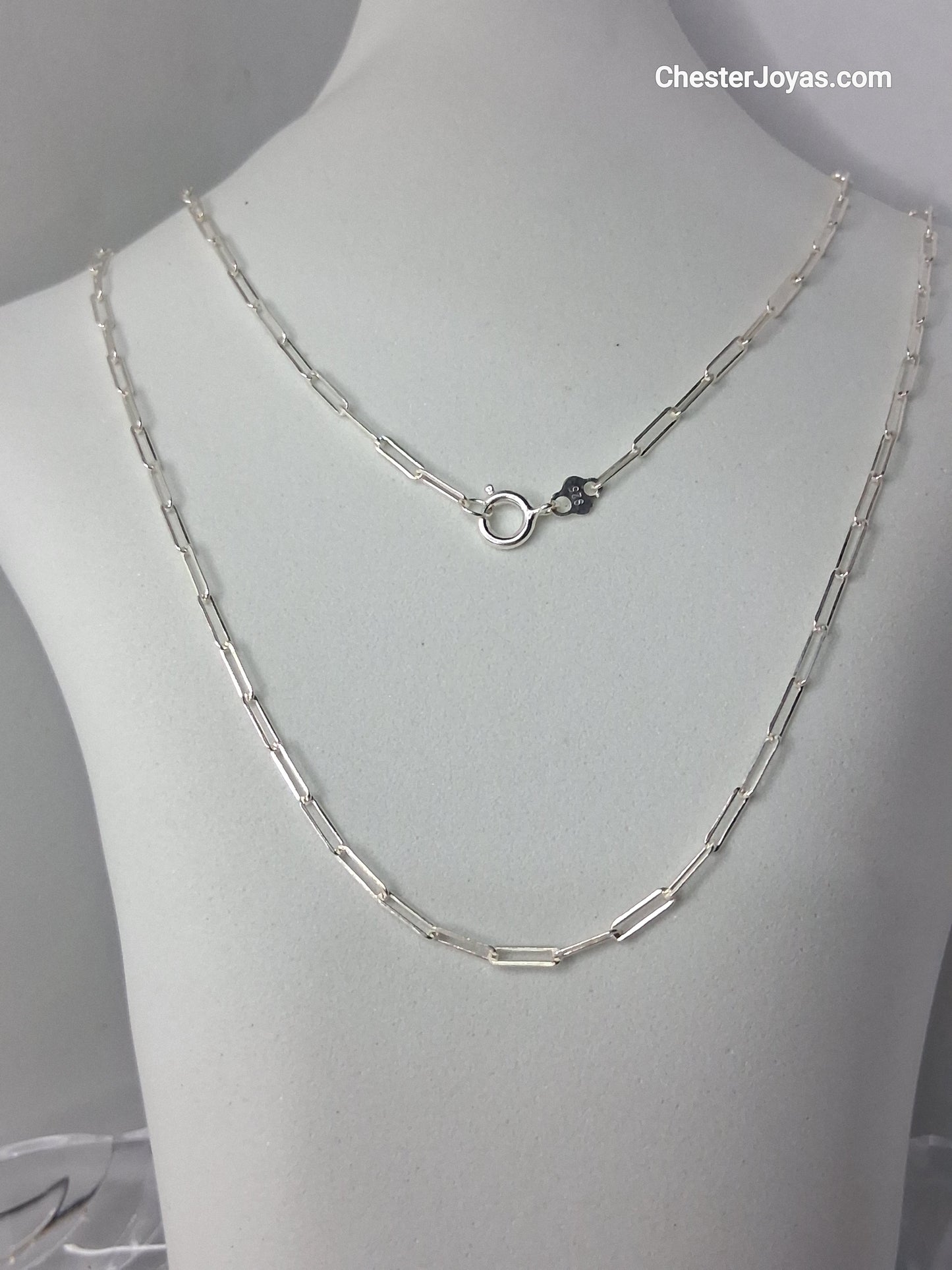 Collar - Cadena FL60 x 70 cms - Plata925 - Caballero