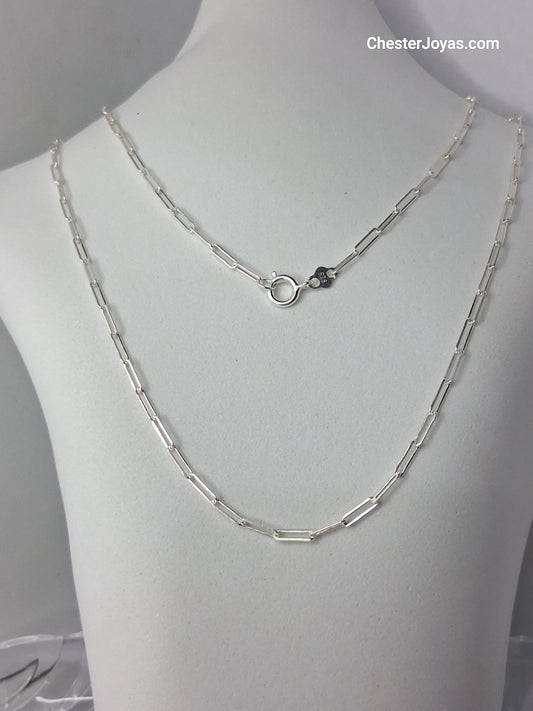 Collar - Cadena FL60 x 70 cms - Plata925 - Caballero