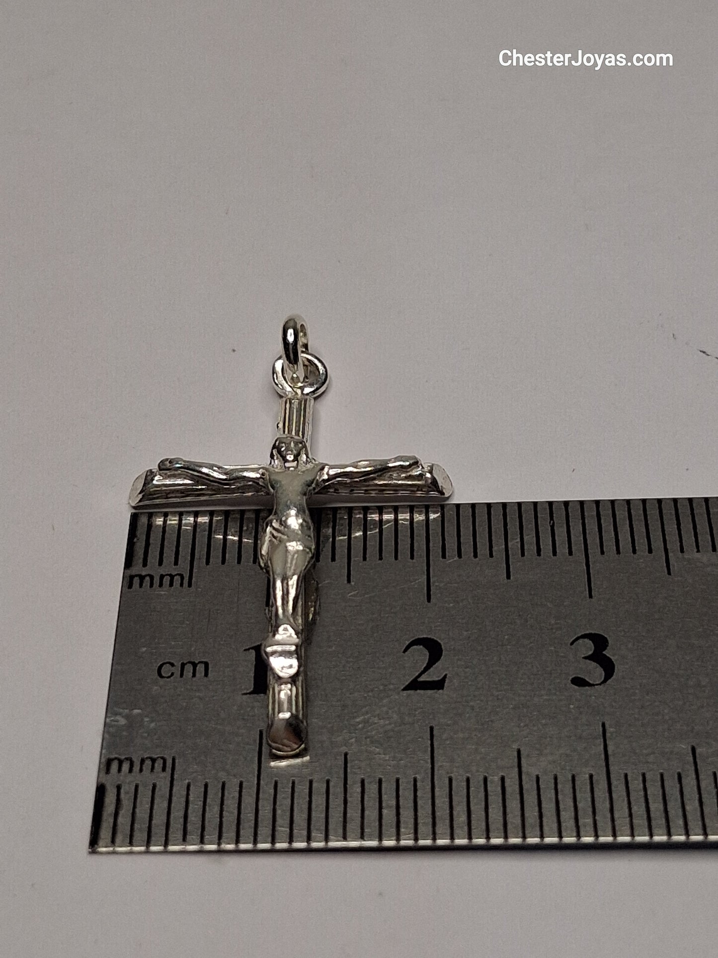 Collar - Mini Forcet x 50 cms - Cruz - Plata925 - Caballero.