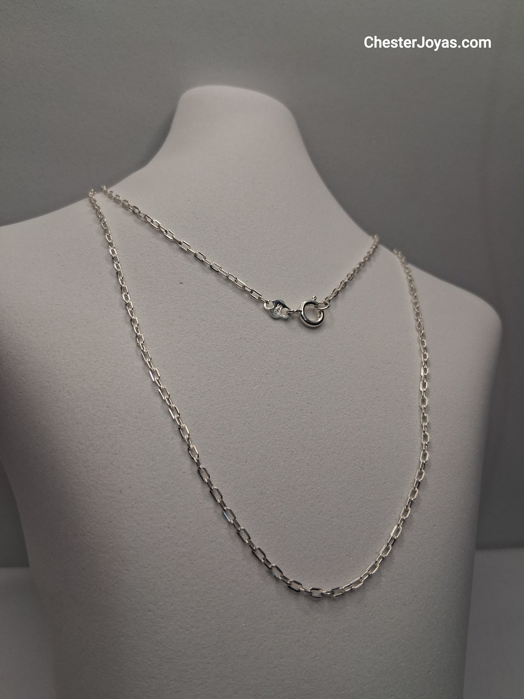 Collar - Forcet Mini x 60 cms - Plata925 - Caballero.